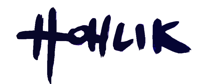 artist signature, artist name HOHLIK written with acrylic marker (CO)BOLD ART