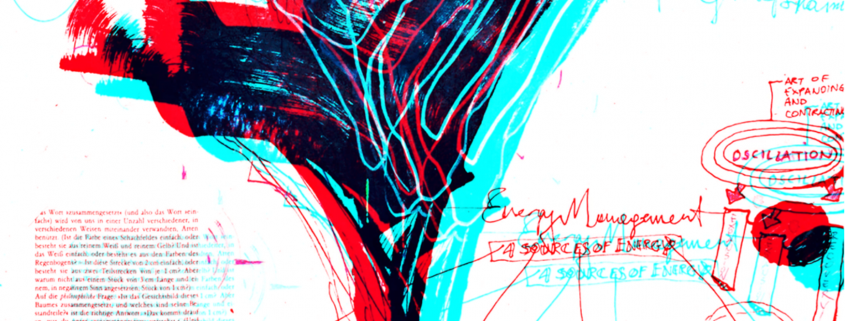 a close up of a drawing emerging artists